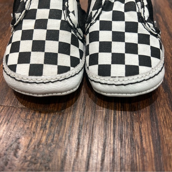 Vans Black and White Checkered Baby Shoes - Picture 4 of 9